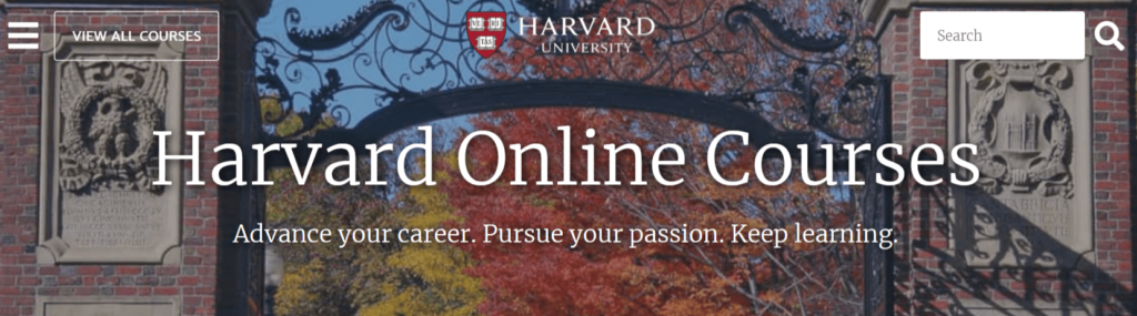 Harvard online courses