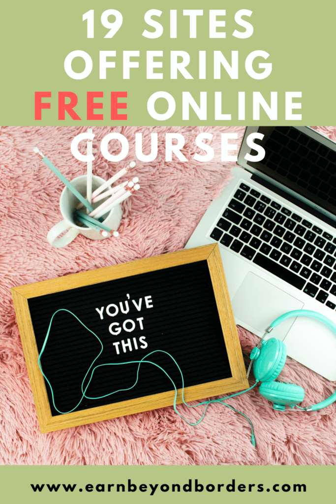 Sites offering free online courses