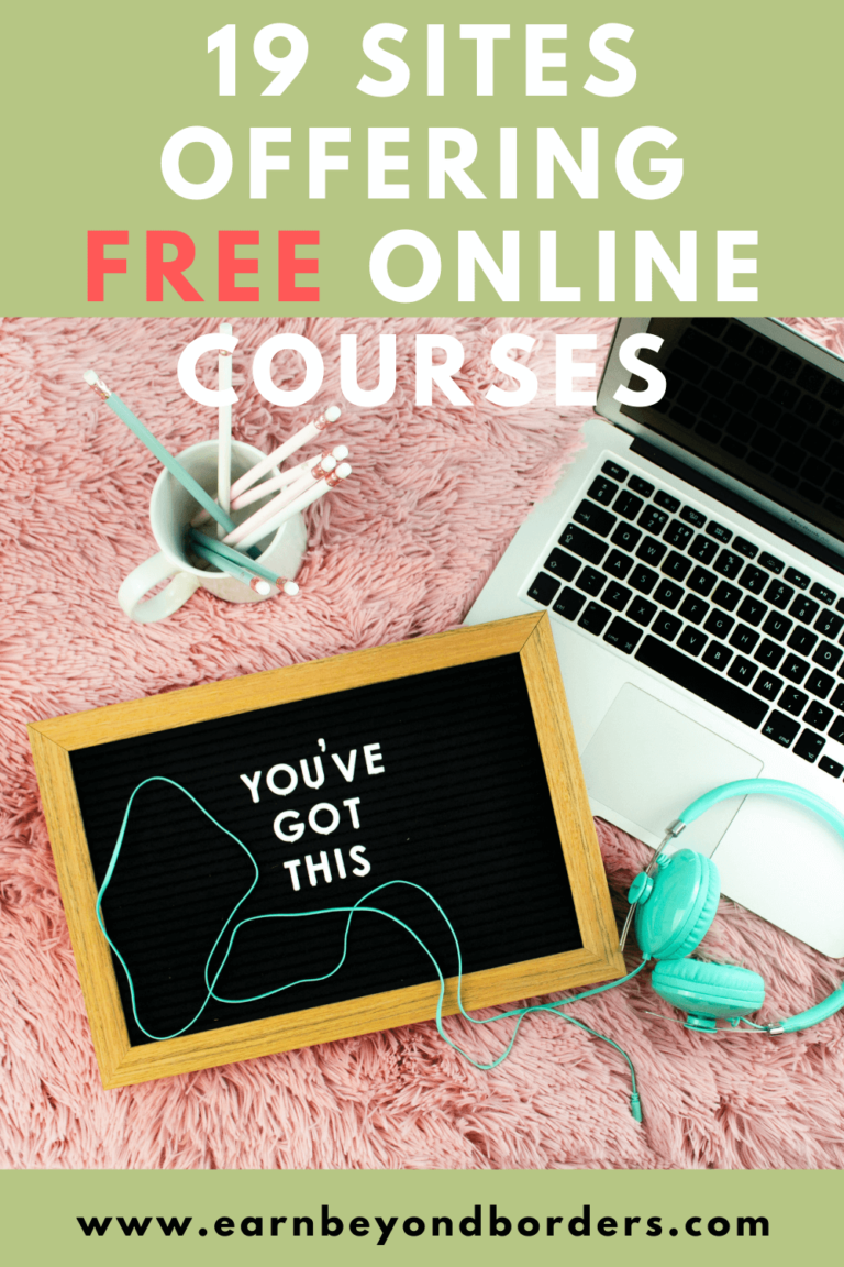 19 Best Sites To Learn Online Courses For Free - Earn Beyond Borders