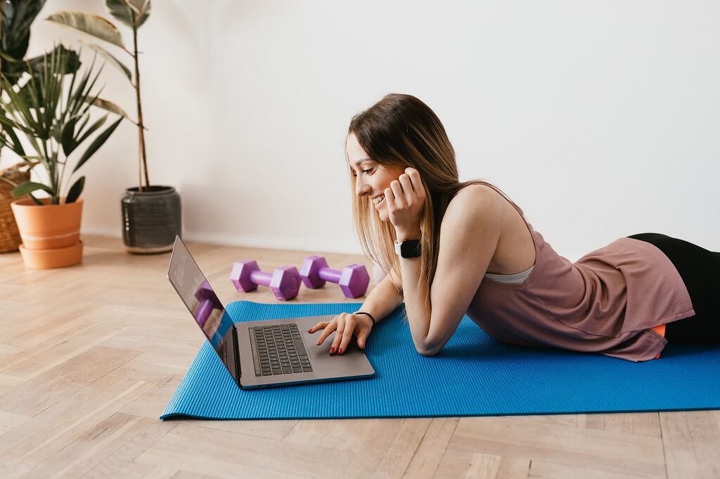 Working out at home