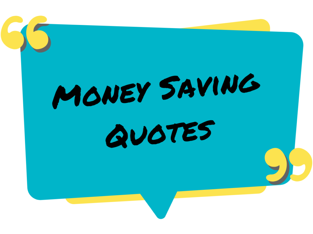 Money saving quotes