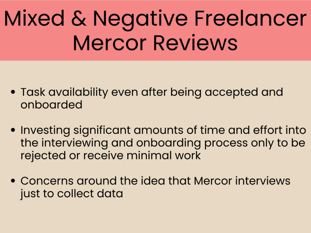 mercor negative reviews