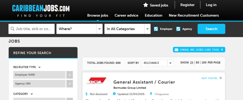 Caribbean jobs