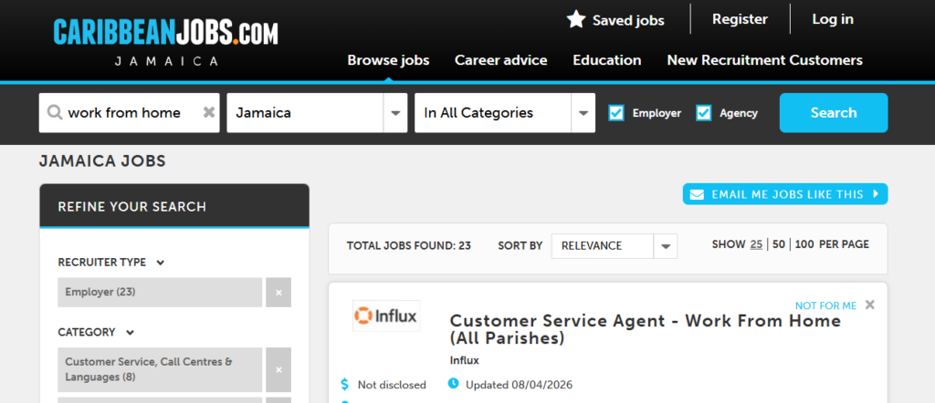 Caribbean jobs Jamaica